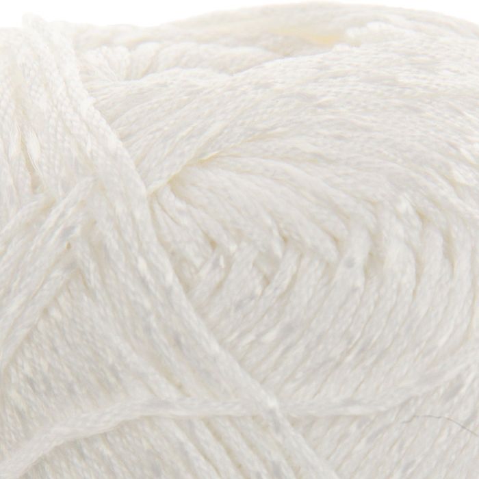 Пряжа "Orion" 77% мерсеризованный хлопок, 23% вискоза 170м/50гр (4551 белый)