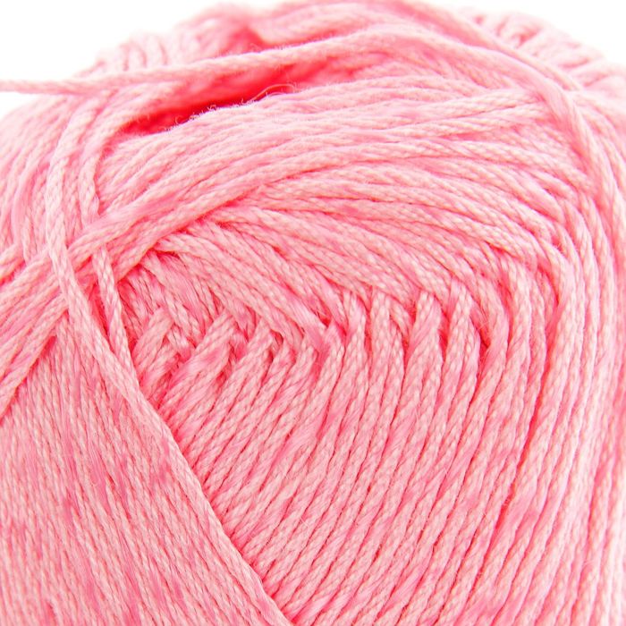 Пряжа "Orion" 77% мерсеризованный хлопок, 23% вискоза 170м/50гр (4558 розовый)
