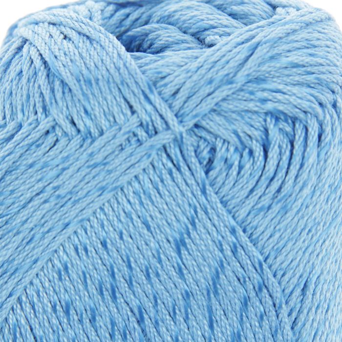 Пряжа "Orion" 77% мерсеризованный хлопок, 23% вискоза 170м/50гр (4574 яр.голубой)