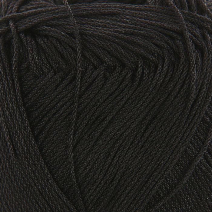 Пряжа "Pelican" 100% мерсеризованный хлопок 330м/50гр (3952 черный)