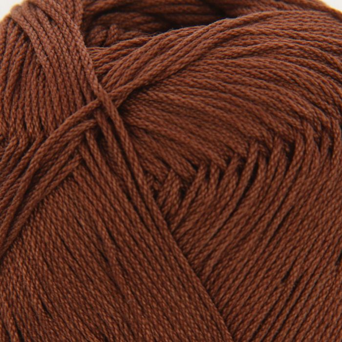Пряжа "Pelican" 100% мерсеризованный хлопок 330м/50гр (3973 коричневый)