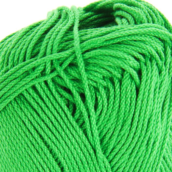 Пряжа "Rosе" 100% мерсеризованный хлопок 150м/50гр (3935 молодая зелень)