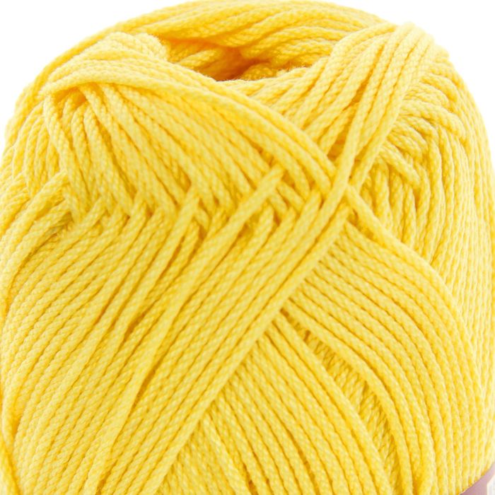 Пряжа "Rosе" 100% мерсеризованный хлопок 150м/50гр (3916 желтый)