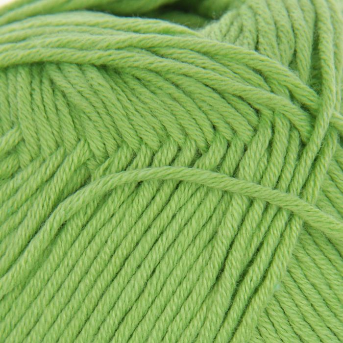 Пряжа "Soft cotton" 100% хлопок 175м/50гр (1805 молодая зелень)