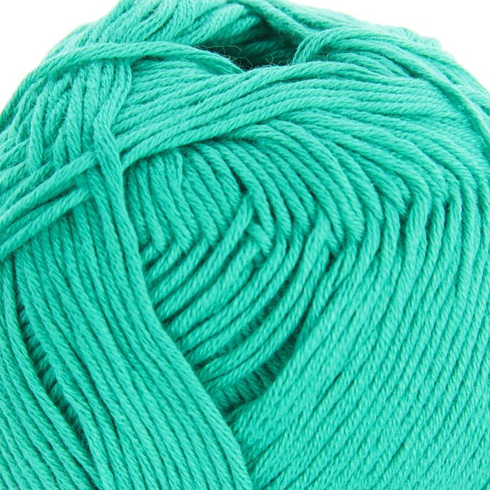 Пряжа "Soft cotton" 100% хлопок 175м/50гр (1819 зеленая бирюза)