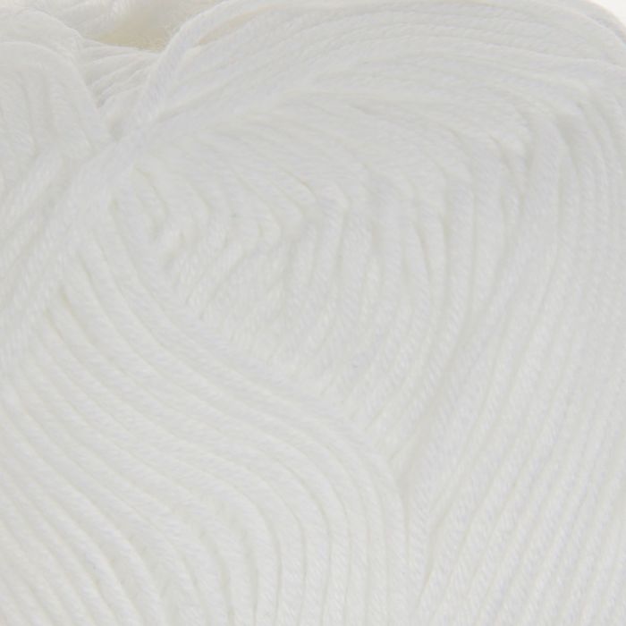 Пряжа "Soft cotton" 100% хлопок 175м/50гр (1801 белый)