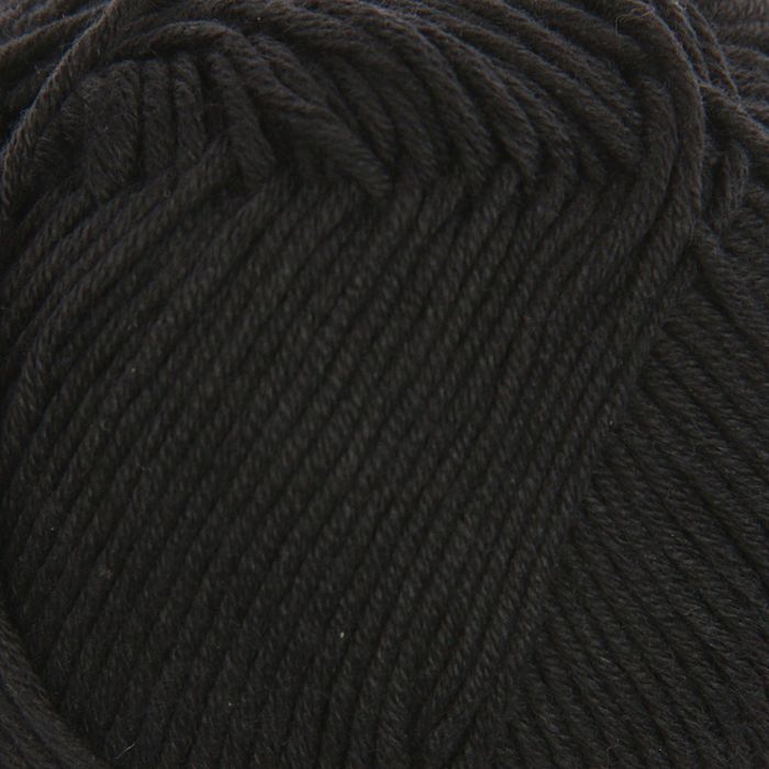 Пряжа "Soft cotton" 100% хлопок 175м/50гр (1802 черный)
