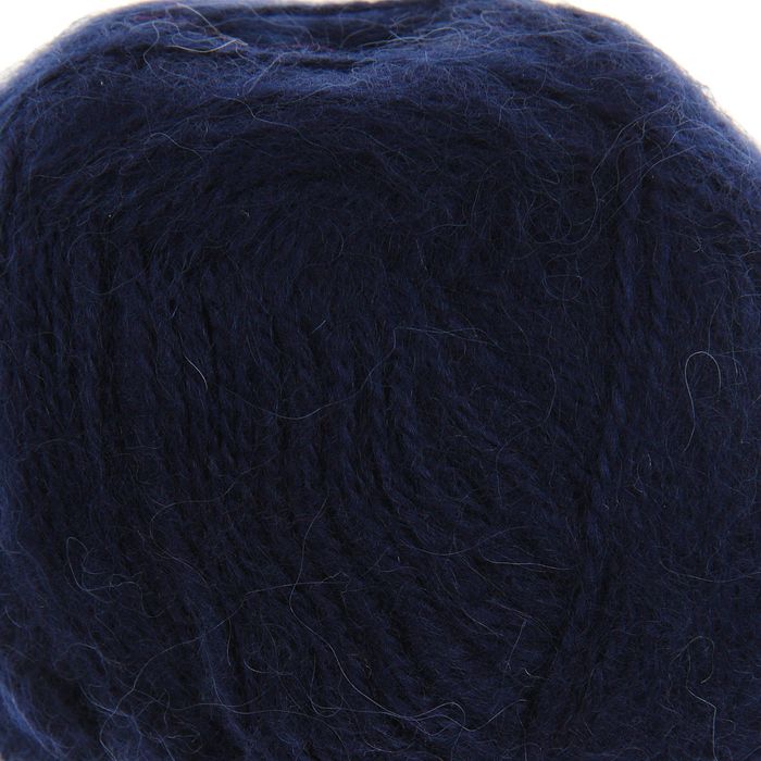 Пряжа "Angora" 40% мохер, 60% акрил 500м/100гр (583 темно-синий)