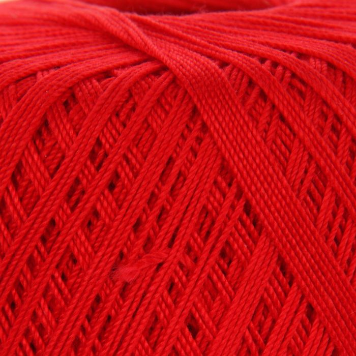 Пряжа "Violet" 100% хлопок 282м/50гр (6328 красный)