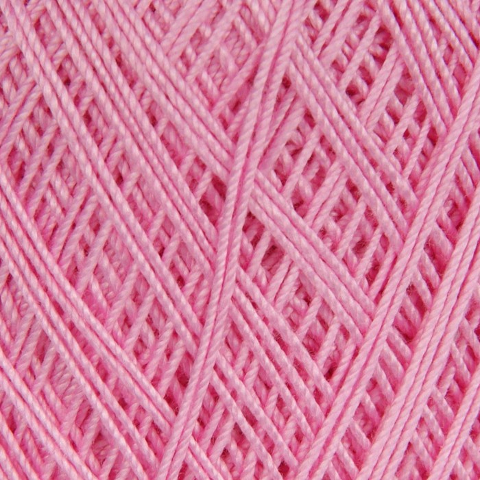 Пряжа "Violet" 100% хлопок 282м/50гр (319 т.розовый)