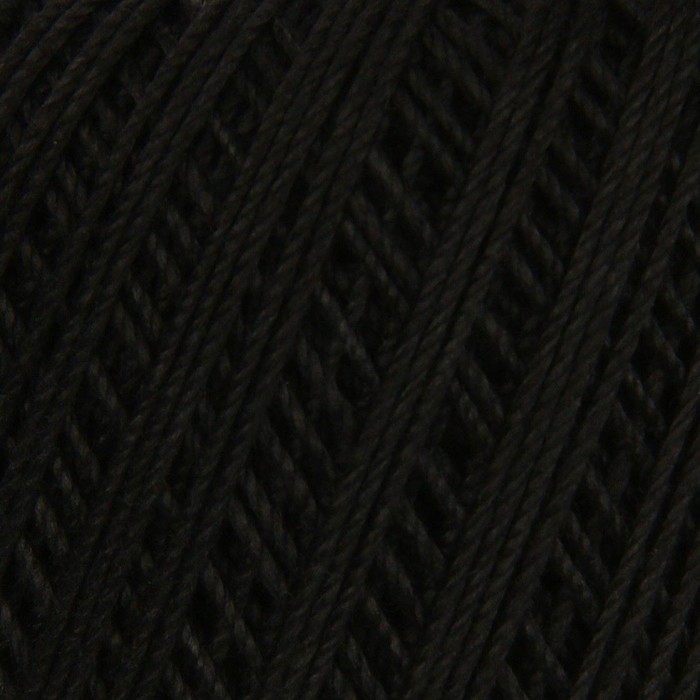 Пряжа "Violet" 100% хлопок 282м/50гр (999 черный)