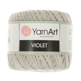 

Пряжа "Violet" 100% хлопок 282м/50гр (4920 ангора)
