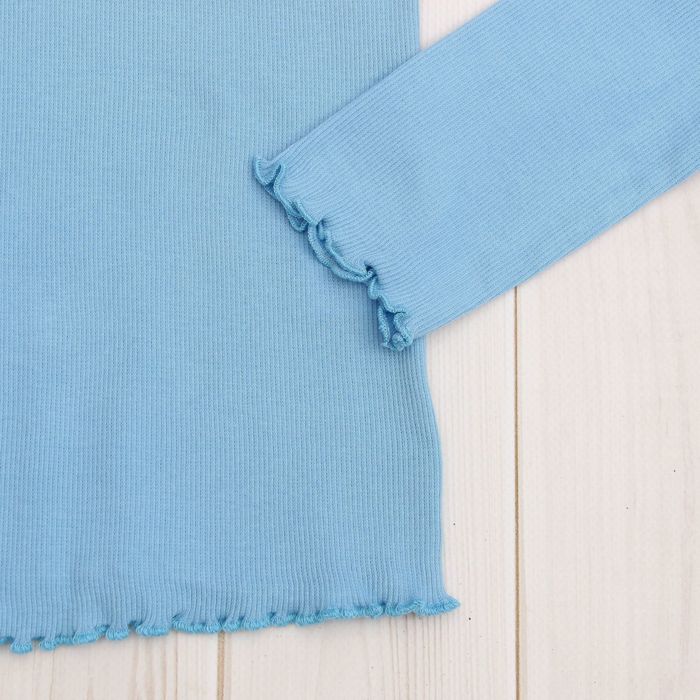 Водолазка для девочки, рост 158 см, цвет голубой