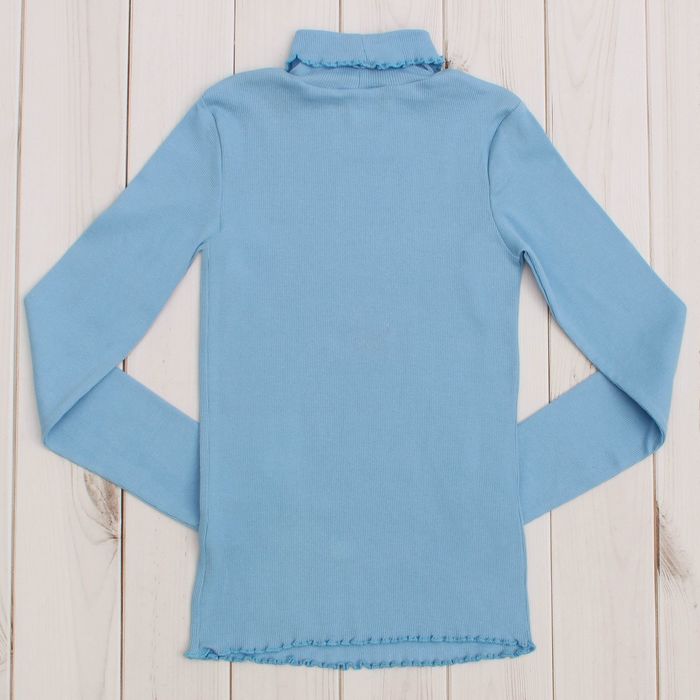 Водолазка для девочки, рост 158 см, цвет голубой