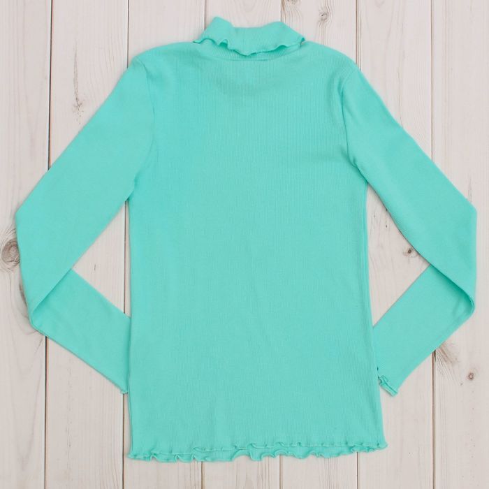 Водолазка для девочки, рост 158 см, цвет бирюзовый