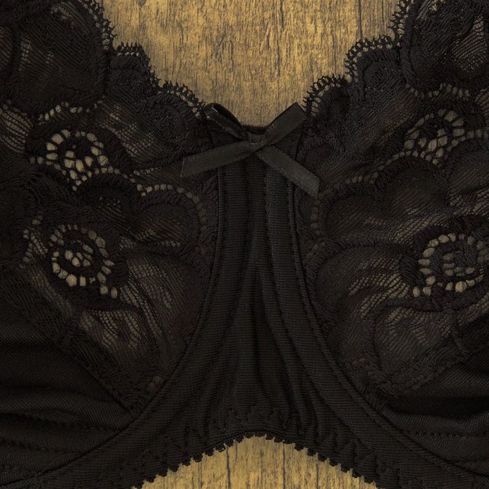 Бюстгальтер женский М-115 цвет чёрный, р-р 95C