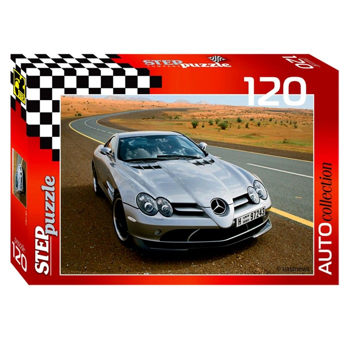 Пазл "Золотая серия -10 машины", 120 элементов, МИКС