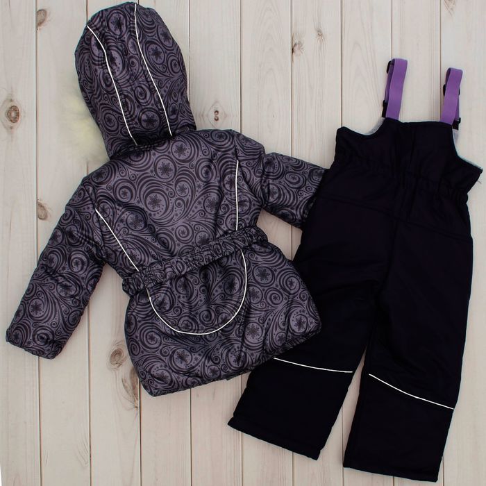 Костюм для девочки "Анфиса", рост 92 см, цвет сиреневый