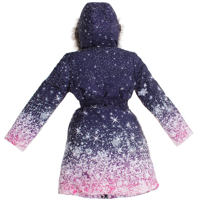 Пальто для девочки "Снежа", рост 122 см, цвет сиреневый