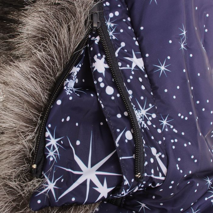 Пальто для девочки "Снежа", рост 122 см, цвет сиреневый