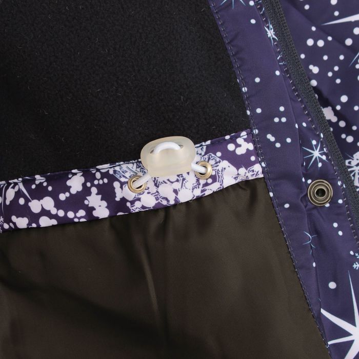 Пальто для девочки "Снежа", рост 122 см, цвет сиреневый