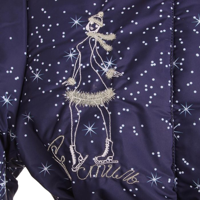 Пальто для девочки "Снежа", рост 122 см, цвет сиреневый