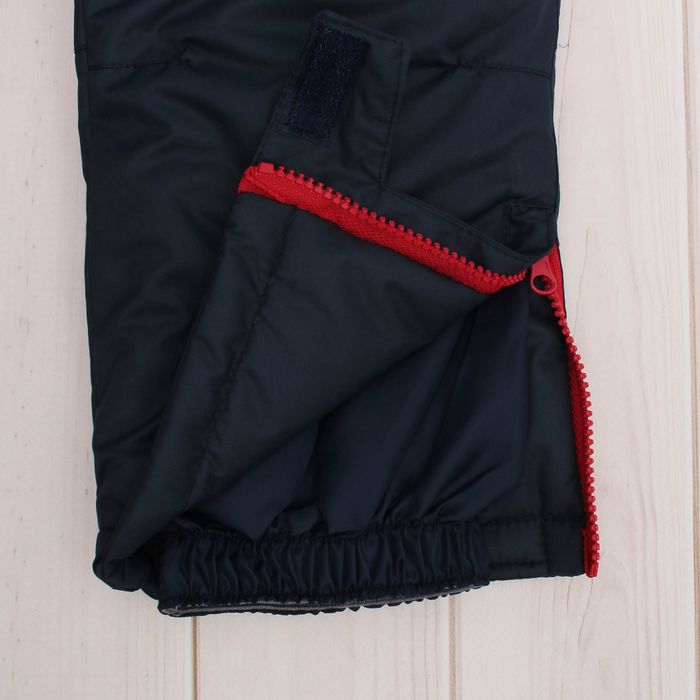 Костюм для мальчика "Кирюша", рост 92 см, цвет синий/красный