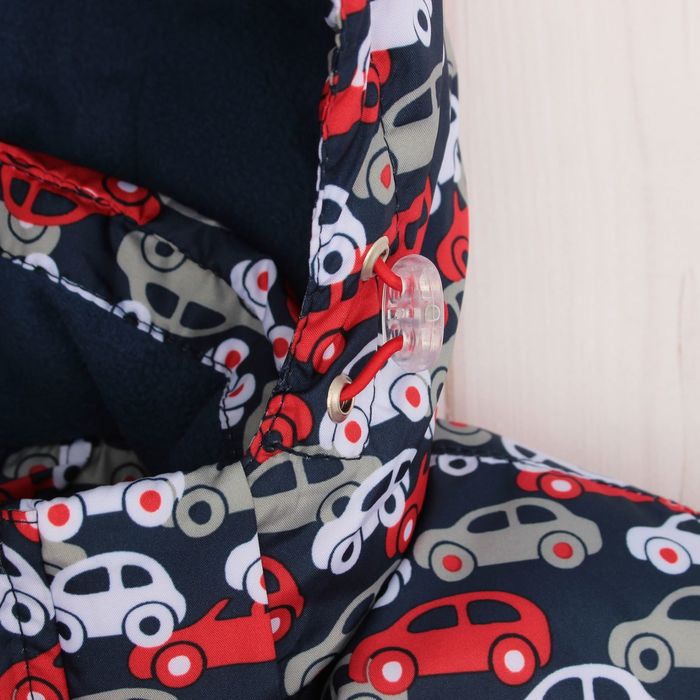 Костюм для мальчика "Кирюша", рост 92 см, цвет синий/красный