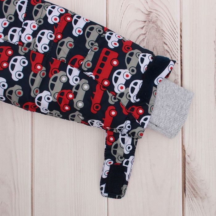 Костюм для мальчика "Кирюша", рост 92 см, цвет синий/красный