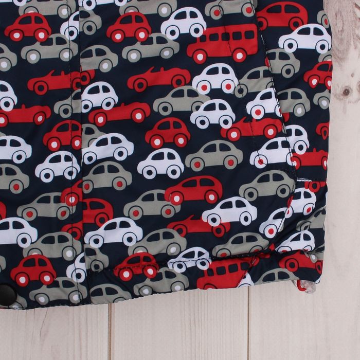 Костюм для мальчика "Кирюша", рост 92 см, цвет синий/красный