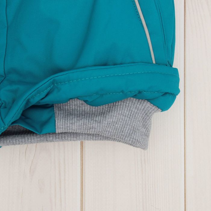 Костюм для мальчика "Грей", рост 86 см, цвет бирюзовый