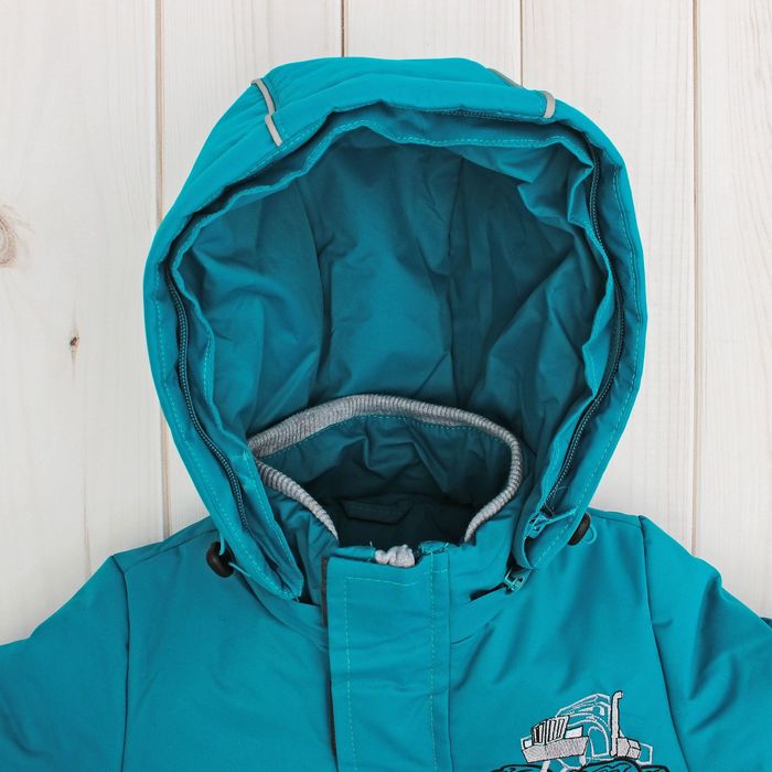 Костюм для мальчика "Грей", рост 92 см, цвет бирюзовый