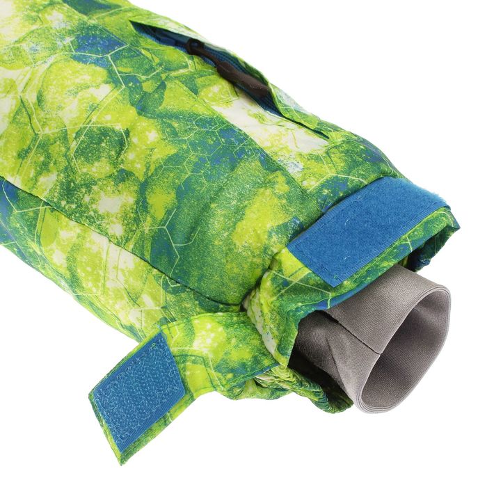 Куртка для мальчика "Геометрия", рост 152 см, цвет зелёный