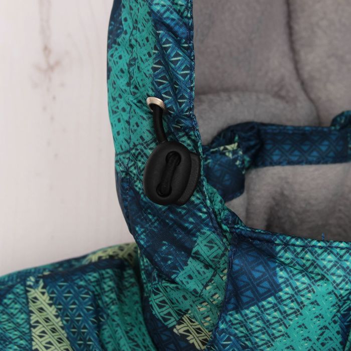 Куртка для мальчика "Геометрия", рост 122 см, цвет зелёный/синий