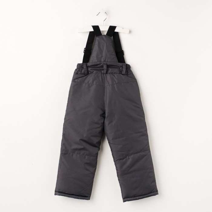 Полукомбинезон для мальчика, рост 104 см, цвет тёмно-серый