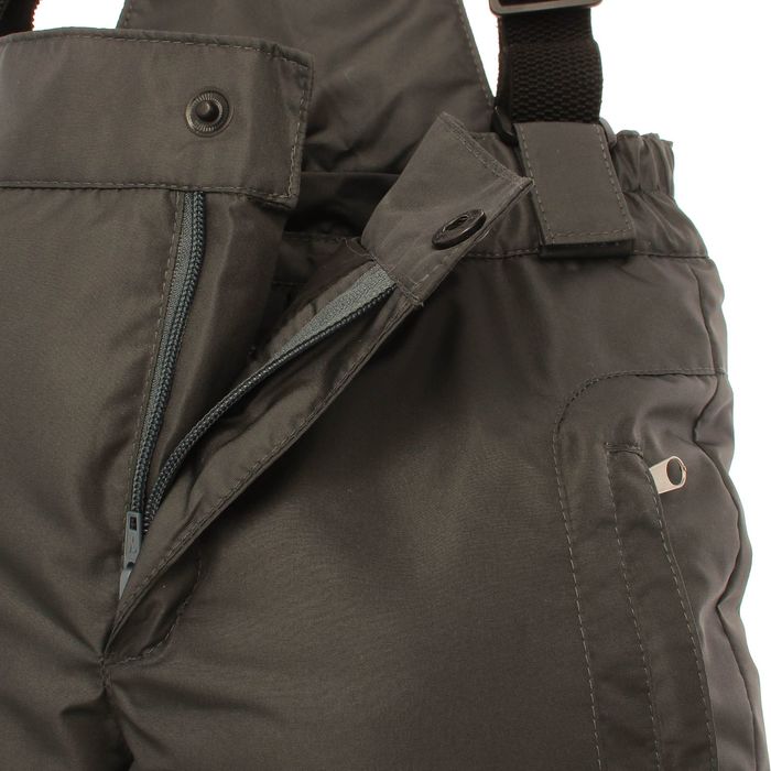 Полукомбинезон для мальчика, рост 104 см, цвет тёмно-серый