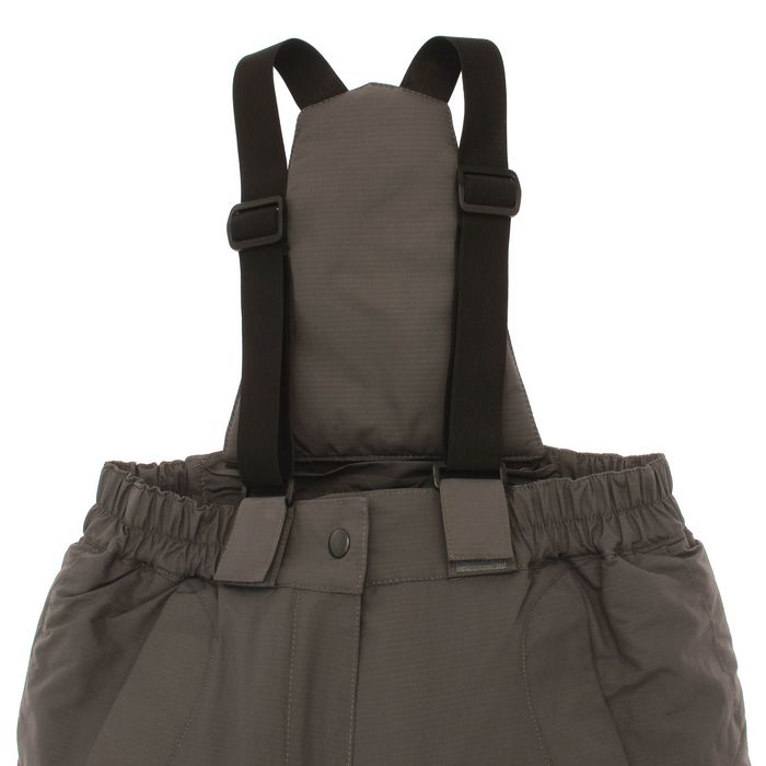 Полукомбинезон для девочки, рост 146 см, цвет серый