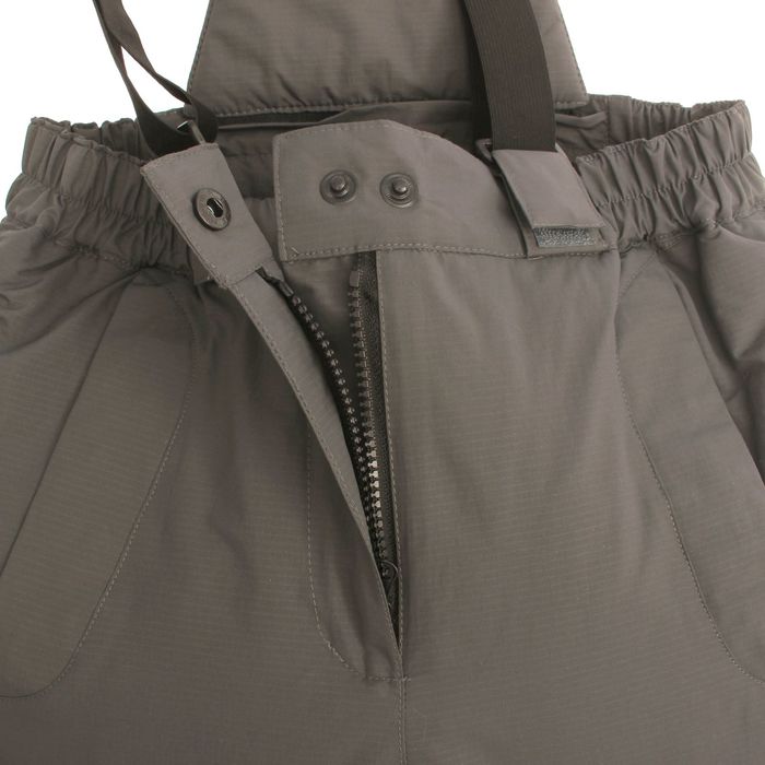 Полукомбинезон для девочки, рост 146 см, цвет серый