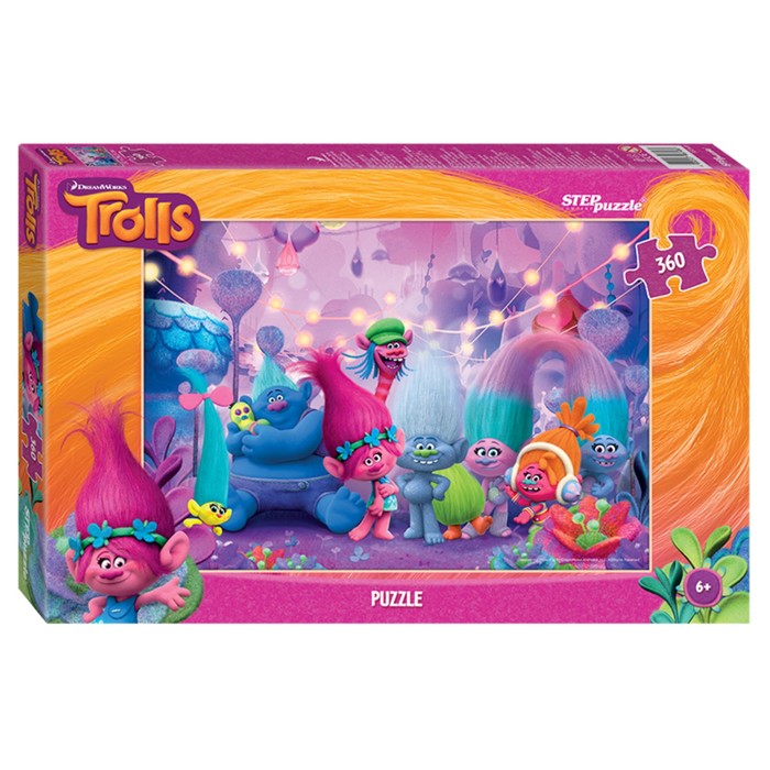 Пазлы Trolls, 360 элементов