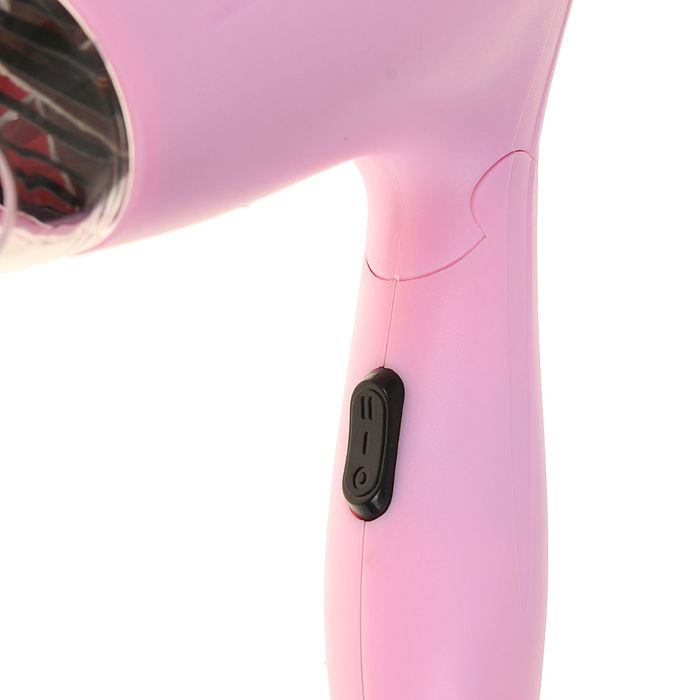 Фен для волос Sakura SA-4018P, 800 Вт, 2 режима, складная ручка, насадка-концентратор