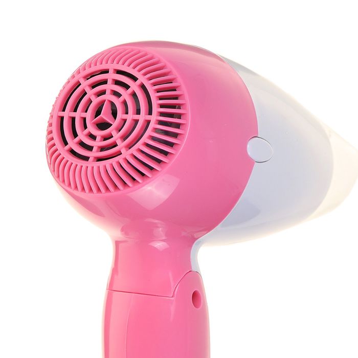 Фен для волос Sakura SA-4019P, 800 Вт, 2 режима, складная ручка, насадка-концентратор