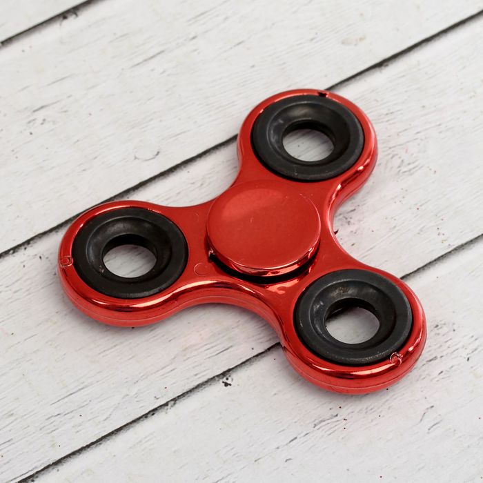 Спиннер-вертушка металлизированный МИКС