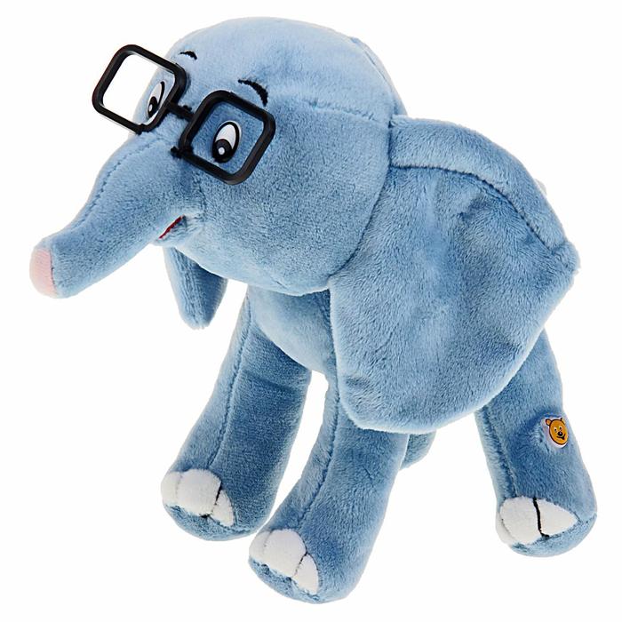 Мягкая музыкальная игрушка "38 попугаев: Слонёнок", 20 см