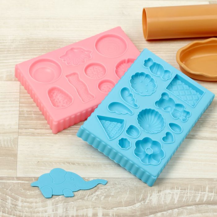 Набор массы для лепки "Кондитерская", 2 х 35 г + 2 х 15 г