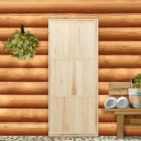 Дверь для бани и сауны 'Эконом', 160×70см Ош