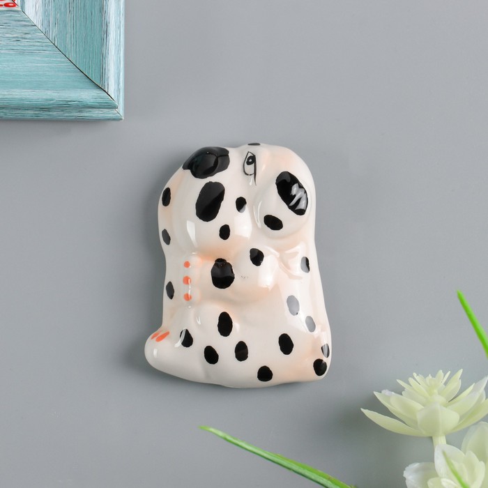 Магнит керамика "Далматинец" 6,3х4,8х1,5 см