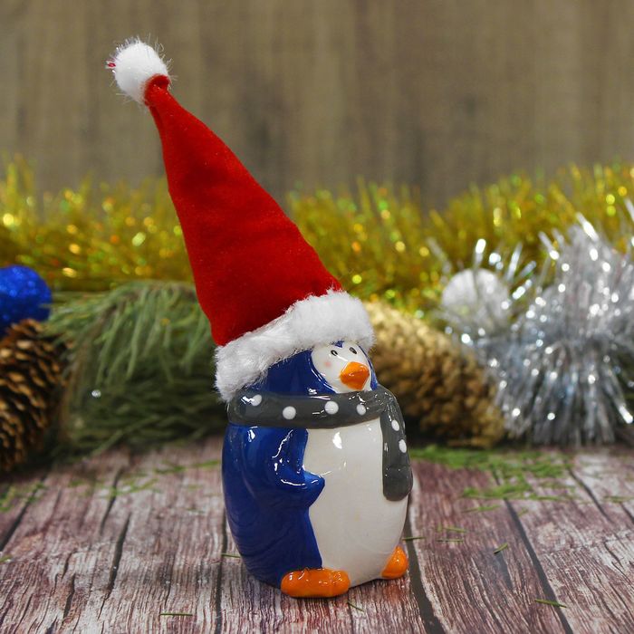 Сувенир керамика "Пингвинёнок" 10х5,5х5,7 см