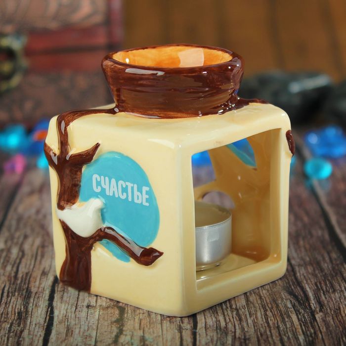 Аромалампа керамика "Гнёздышко счастья" 8,5х6х6 см