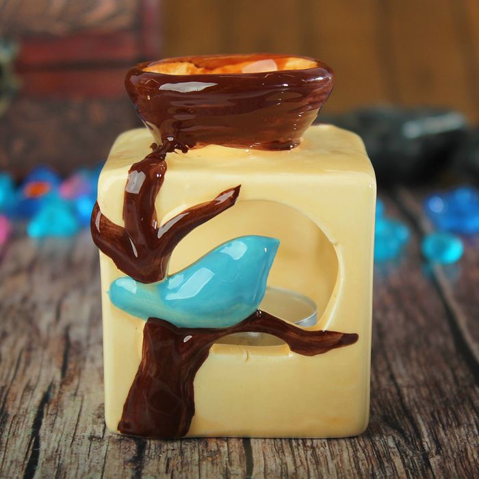 Аромалампа керамика "Гнёздышко счастья" 8,5х6х6 см