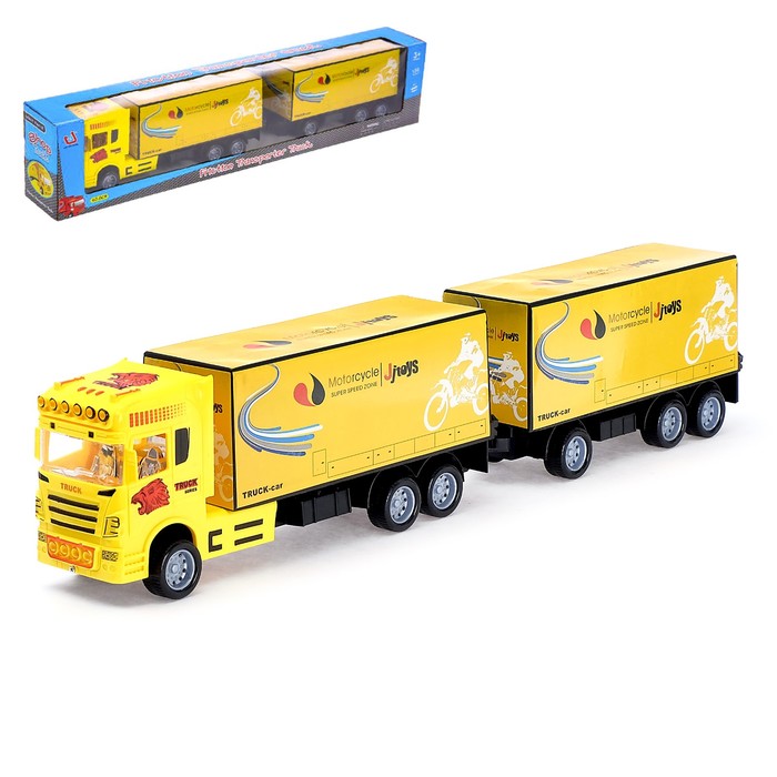 Грузовик инерционный "Перевозчик", цвета МИКС